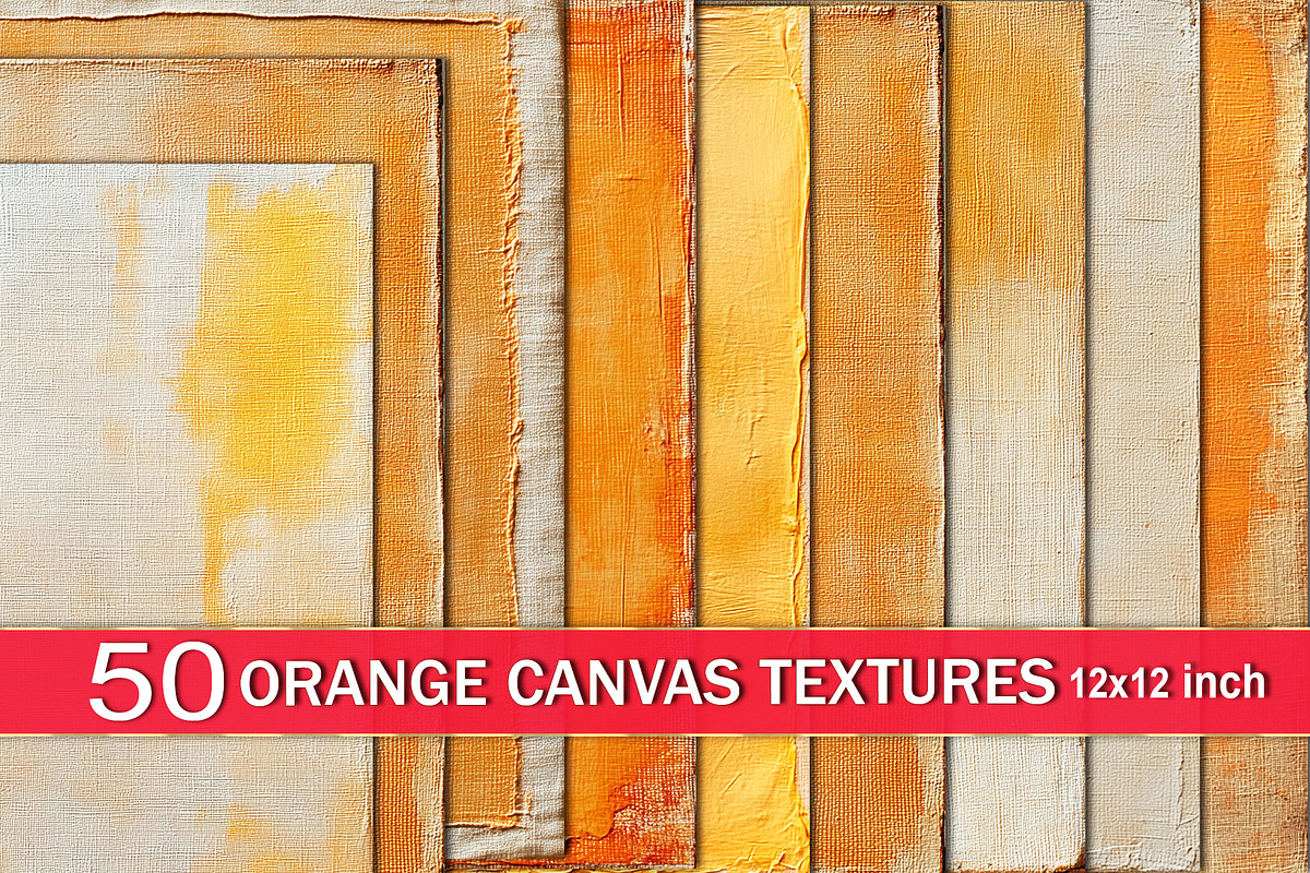 Orange Linen Canvas Digital Textures, a Texture Graphic by Area (Photo 1 of 18)