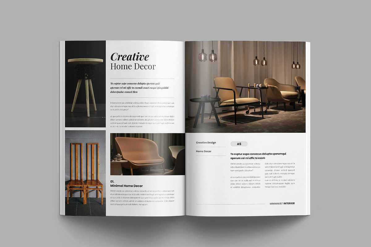 Interior Design Magazine Template, a Magazine Template by NorthPeak (Photo 6 of 9)