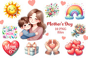Mother’s Day PNG clipart set, an Object Graphic by LoLoArt (Thumbnail 1 of 3)