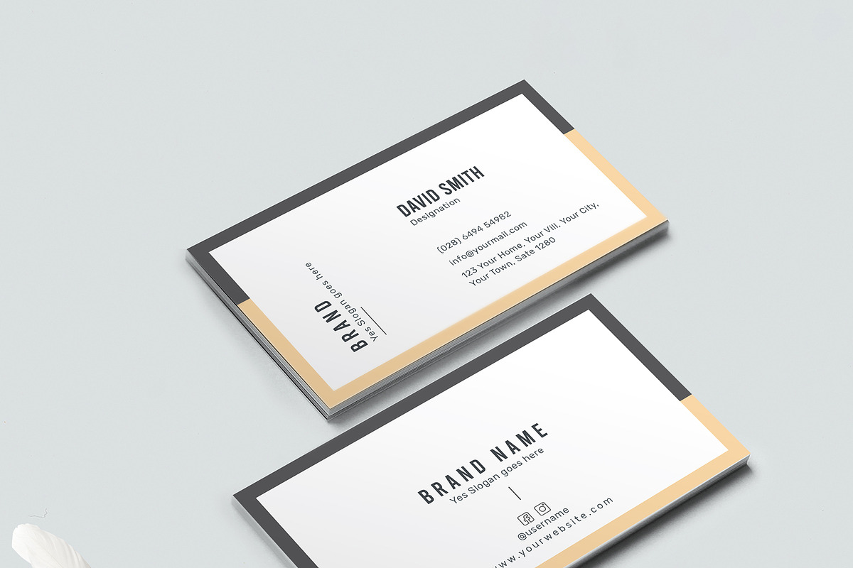 Business Card, a Business Card Template by TelaTemplates (Photo 2 of 8)
