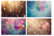Blurred background, confetti, balls, a Holiday Photo by OlgaPilnik (Thumbnail 2 of 6)