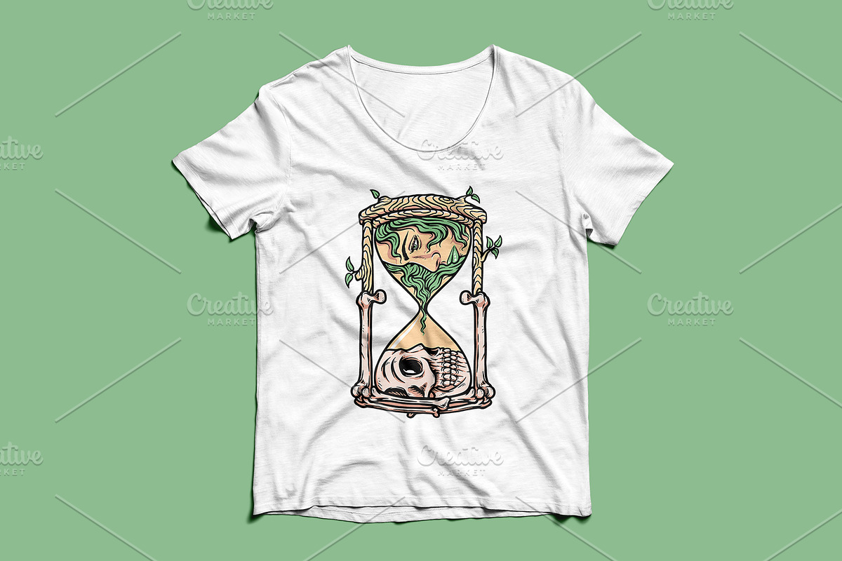 live and die inside the hourglass, a Person Illustration by gunaonedesign (Photo 3 of 4)