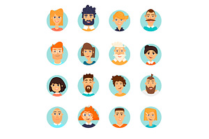 People avatars set