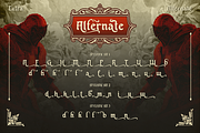 Blacher, a Blackletter Font by Burntilldead (Thumbnail 6 of 11)