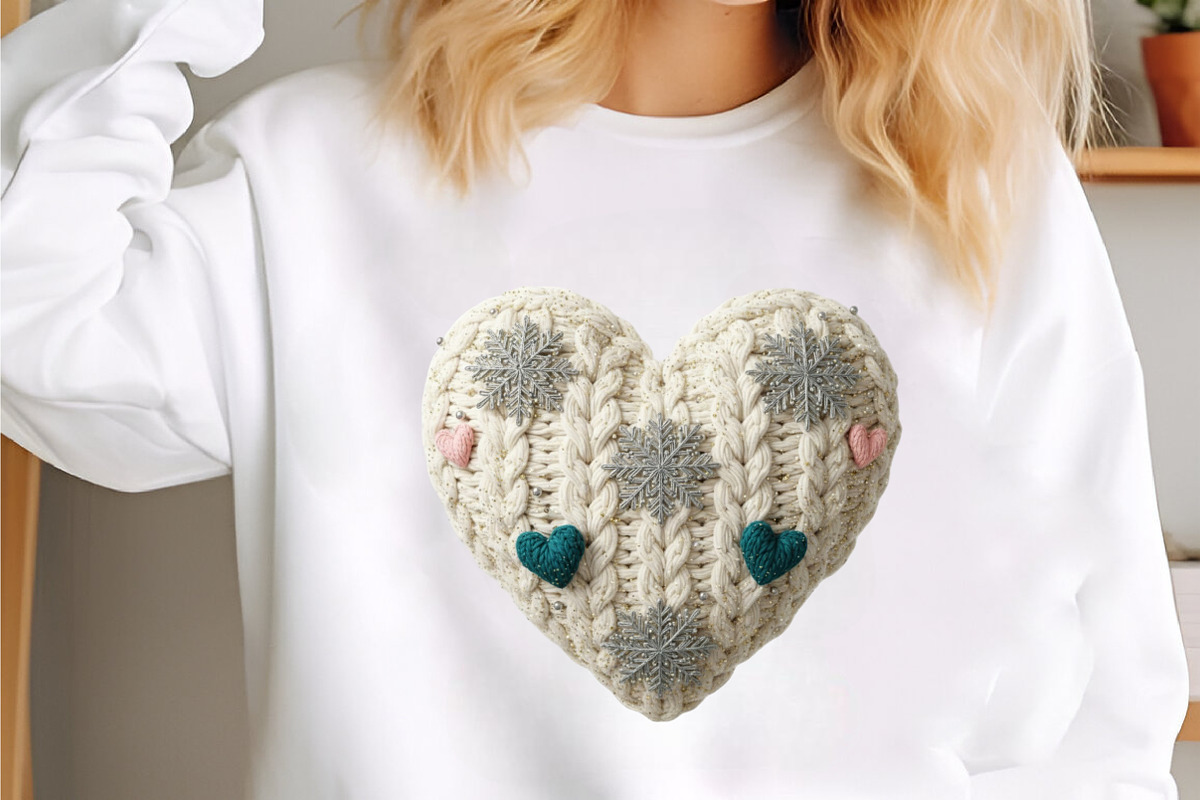 Faux Yarn Valentine Coquette Heart P, an Illustration by designcity5 (Photo 8 of 8)