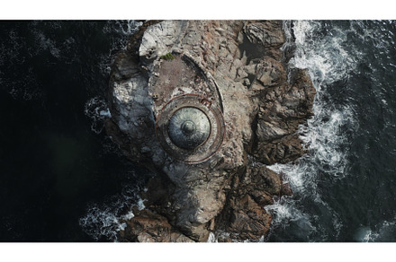 Top view of beautiful reef with, a Nature Photo by Media Whale Stock