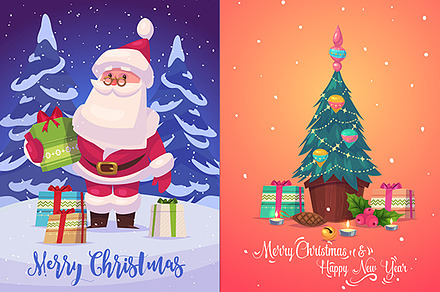 Christmas greeting card (set1)