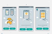 UI Mobile App design, an Android Mockup by JUBO (Thumbnail 1 of 6)
