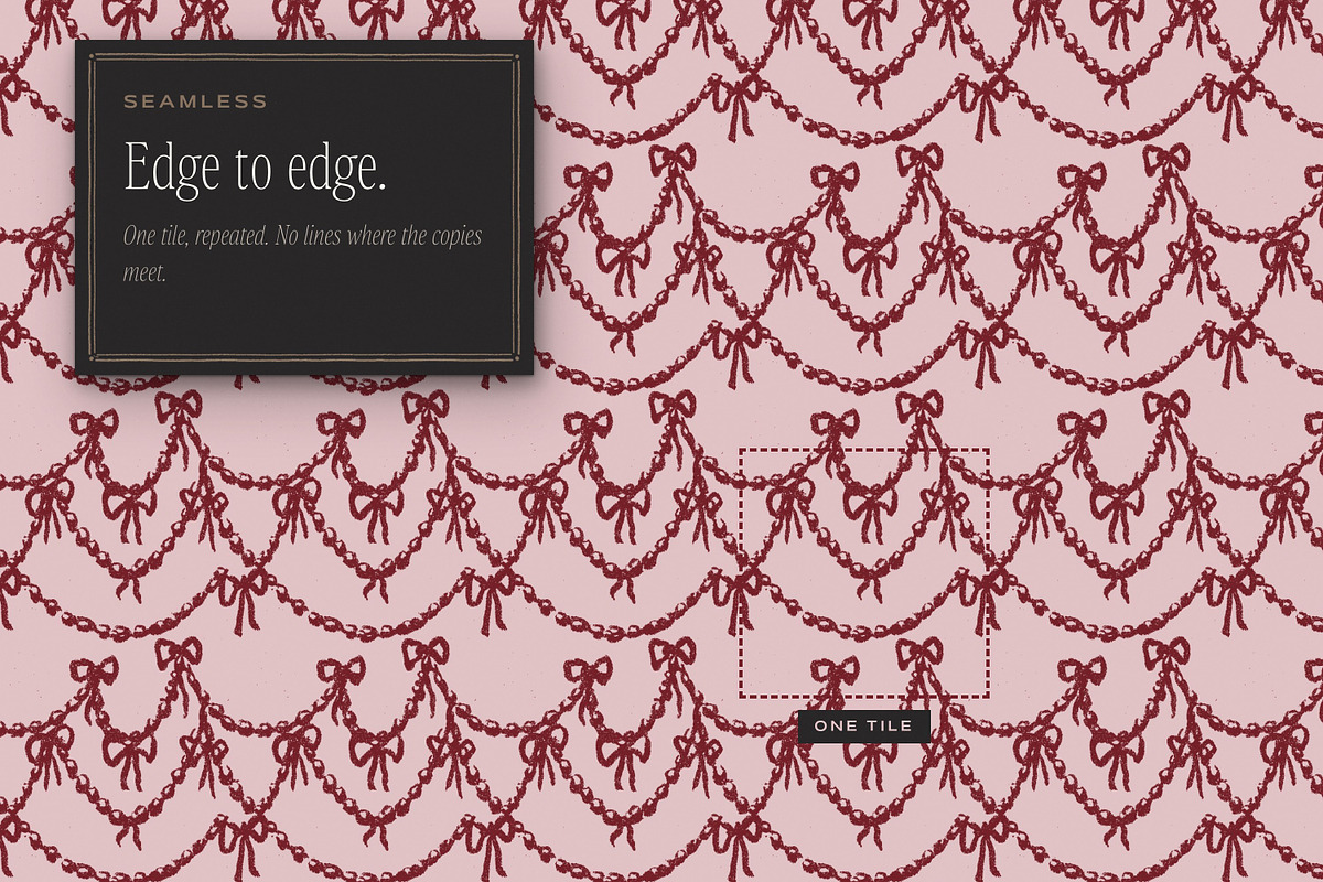Pearls & Hearts Seamless Patterns, a Pattern Graphic by The October Creative (Photo 4 of 12)