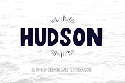 Hudson Headline, a Font by Studio Fawn (Thumbnail 1 of 5)