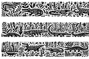 Vintage Animals and Fish Folk Art, an Illustration by devastd (Thumbnail 28 of 30)
