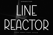 Line Reactor, a Sans Serif Font by InermediaSTUDIO (Thumbnail 1 of 8)