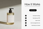 Aesthetic Bottle Packaging Mockup, a Packaging Mockup by Digital Asset Co (Thumbnail 4 of 4)