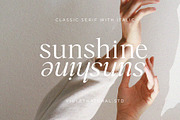 Sunshine, a Serif Font by Violet Natural (Thumbnail 1 of 10)