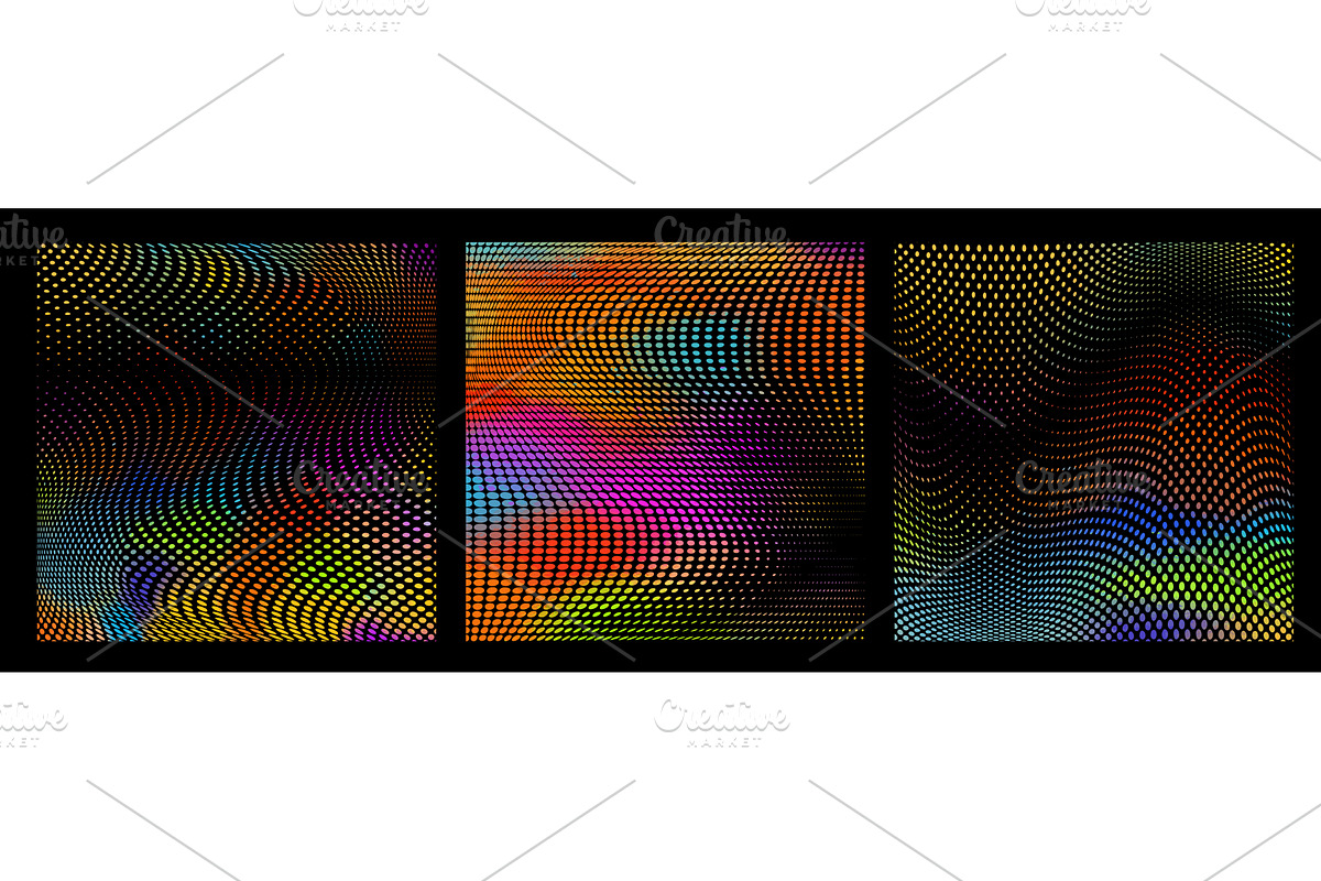 Modern Halftone colored Subtle Pop, an Illustration by Nenahliadava Design