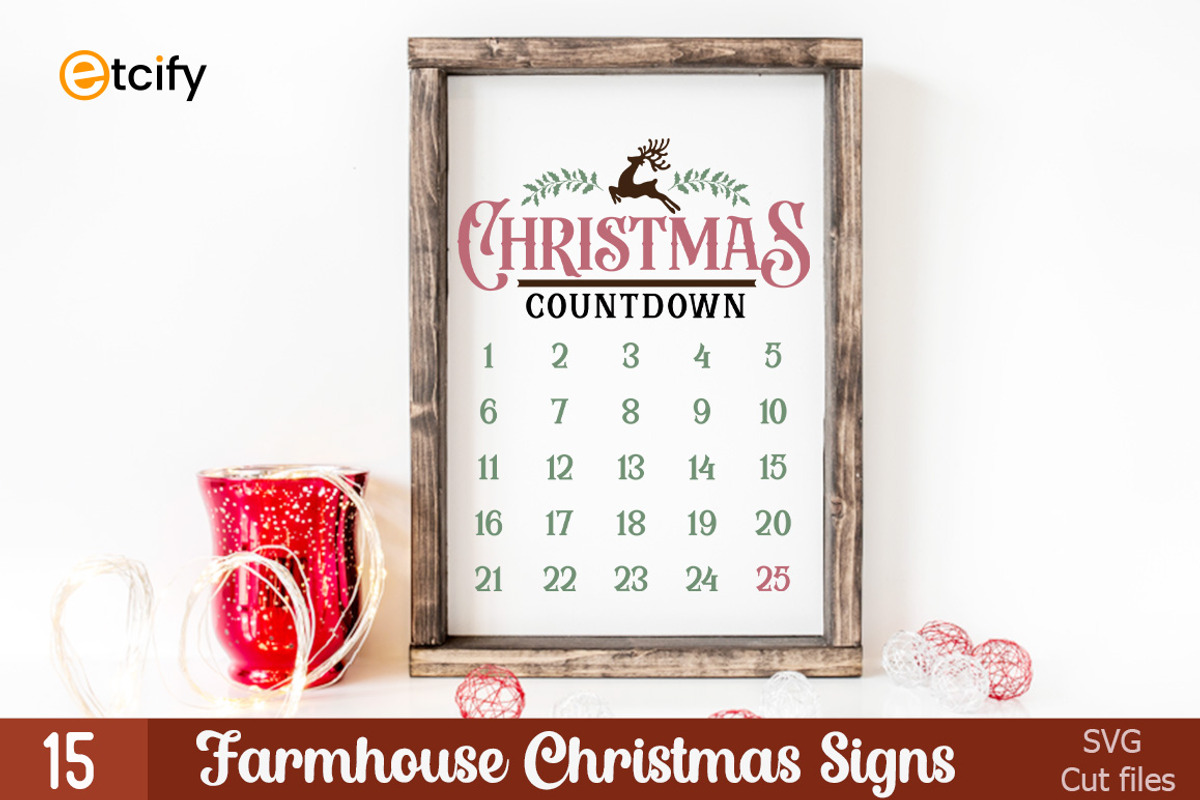 Christmas Farmhouse Making Signs, a Texture Graphic by Etcify (Photo 3 of 7)