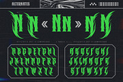 Metal Thorn Typeface, a Blackletter Font by alit design (Thumbnail 13 of 20)