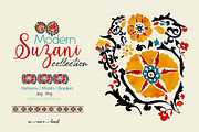 Modern Suzani collection, a Decorative Illustration by Mona Ahmed (Thumbnail 1 of 11)