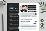 Modern Resume | Modern CV, a Resume Template by Attractive Resume (Thumbnail 1 of 3)
