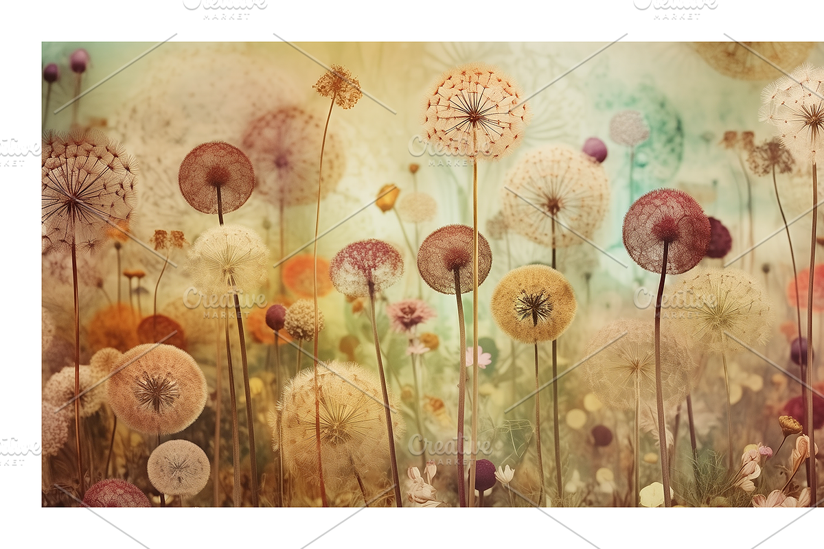 Zewe Collection · Retro Flowerscapes, a Decorative Illustration by milatovar (Photo 11 of 16)