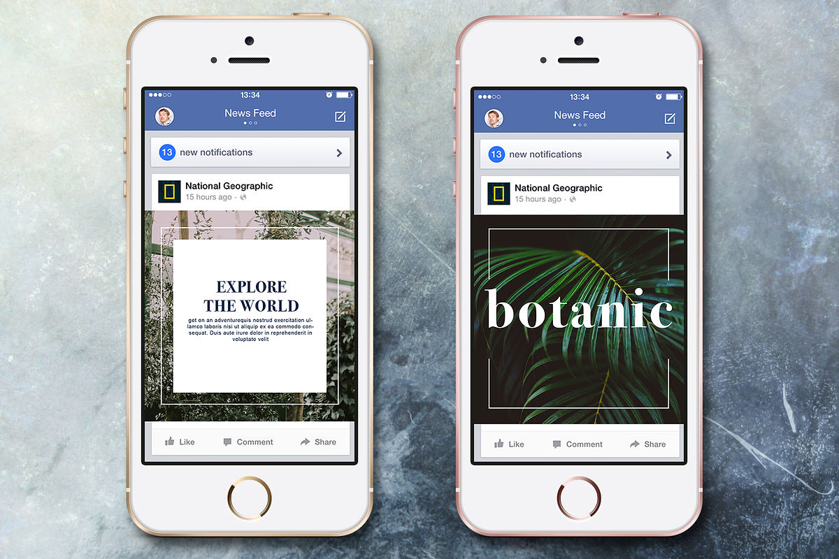 Social Media Kit, a Websites & App Template by maudemilie (Photo 4 of 4)