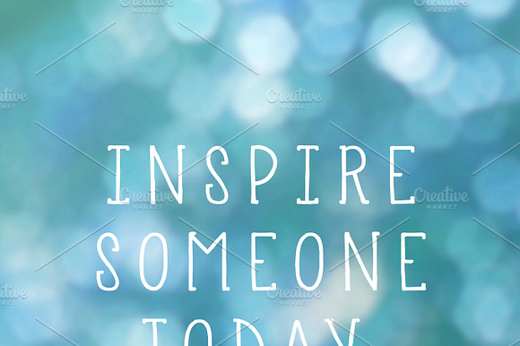 Inspirational quotes on bokeh light preview 3