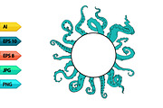Vector sketch octopus tentacles, an Animal Illustration by julia_musdotter (Thumbnail 15 of 19)