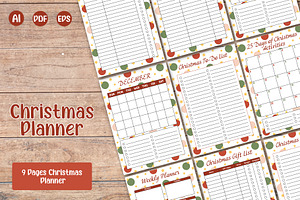 Christmas Planner Printable, a Magazine Template by Mary-Mihh