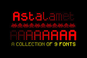 Astalamet Pro - 9 fonts, a Font by Leitmotif