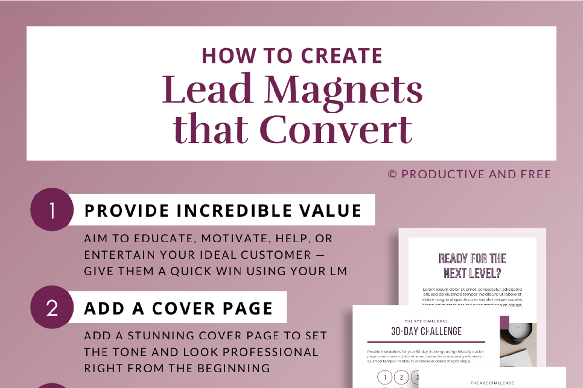 30-Day Lead Magnet Challenge Bundle, a Magazine Template by ProductiveandFree (Photo 19 of 20)