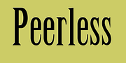 Peerless, a Serif Font by Wooden Type Fonts (Thumbnail 1 of 2)