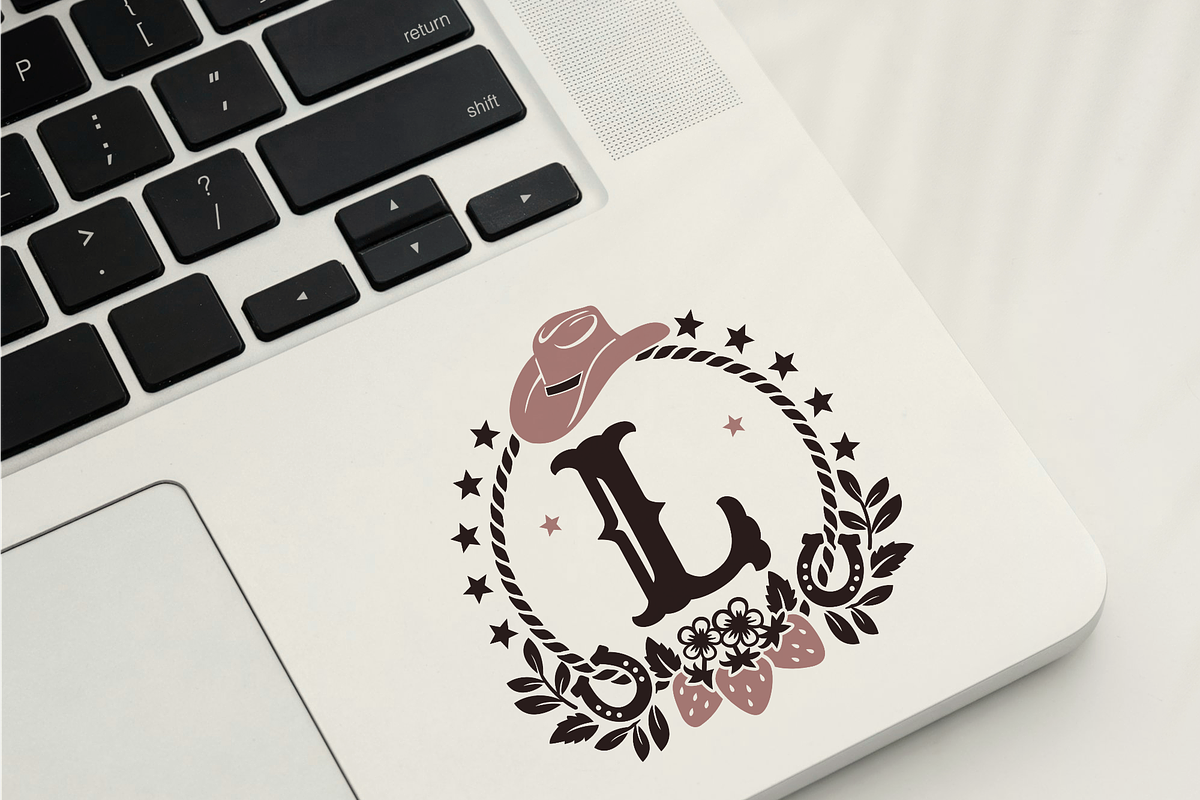 Coastal Cowgirl Monogram SVG Bundle, a Graphic by TanchaArt (Photo 4 of 10)