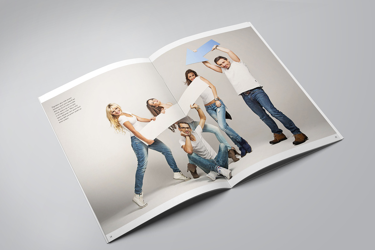 Denim Fashion Lookbook, a Brochure Template by Bookrak Graphic Design (Photo 5 of 11)