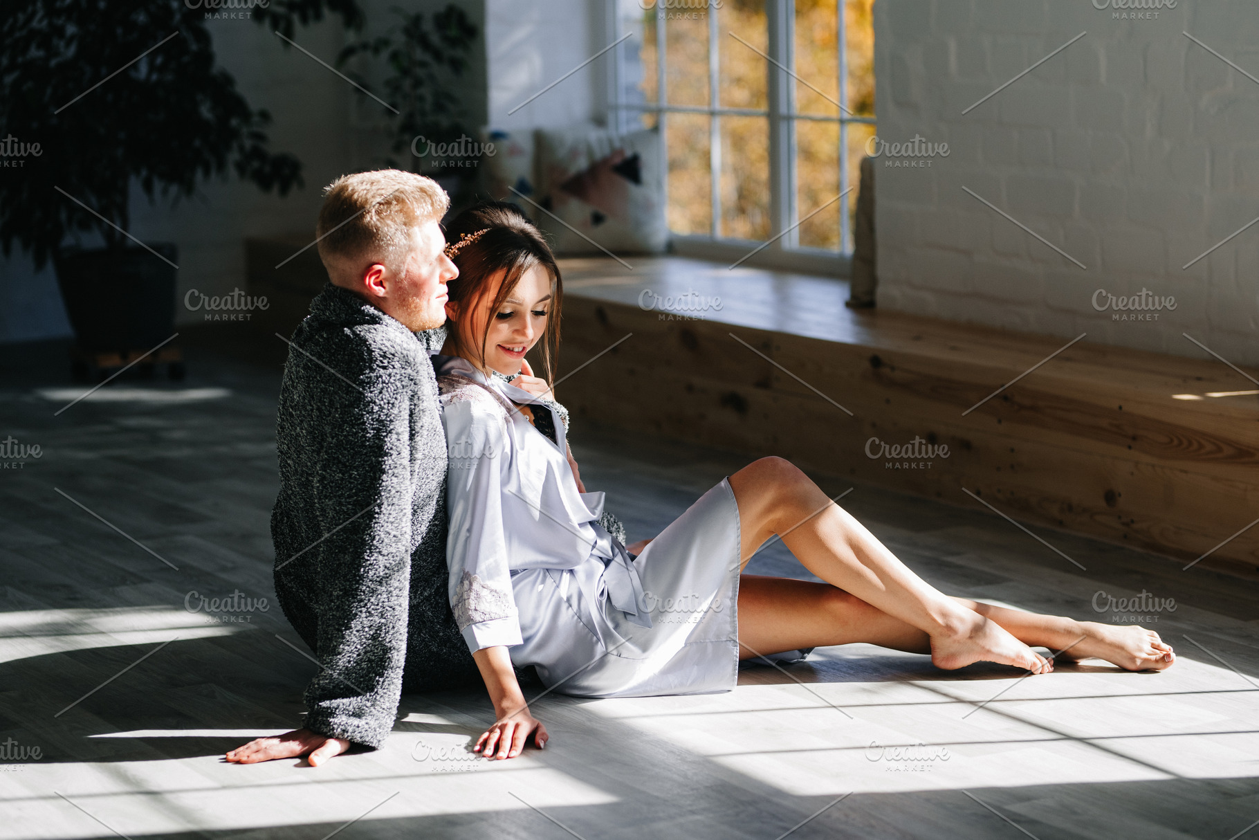young couple in the morning at home, lifestyle, a Person Photo by Weddings, People, Travel