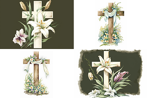 Floral Cross And Frame Collection