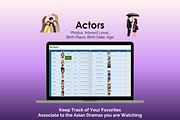 Asian Drama Tracker - Excel, an App Template by Ardent Workshop (Thumbnail 5 of 7)