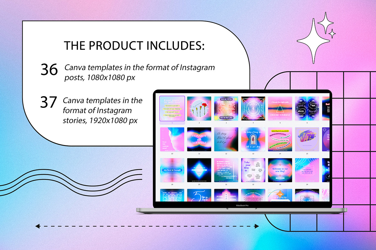 Canva templates for Instagram, a Social Media Template by LiiaLonn Studio (Photo 2 of 10)