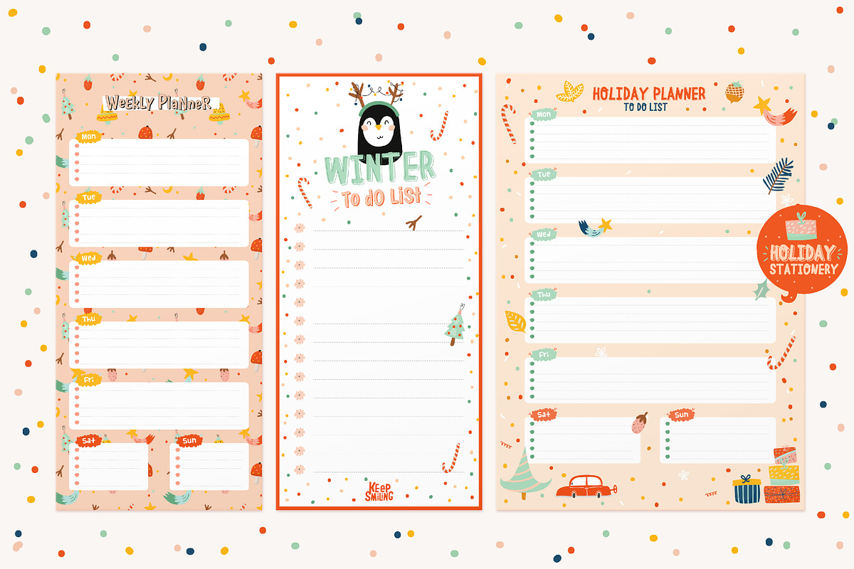 Cute Christmas & New Year BUNDLE, a Seasonal Illustration by Ruslana Lubenets (Photo 100 of 104)