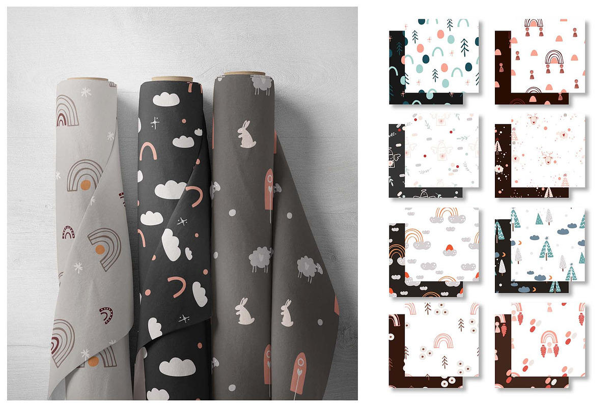 BIG SET of winter boho patterns, a Pattern Graphic by Vera●Suleimanova (Photo 11 of 14)