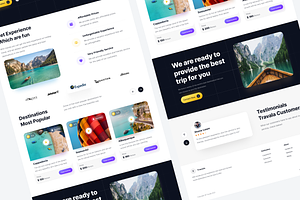 Travala - Website Template Travel