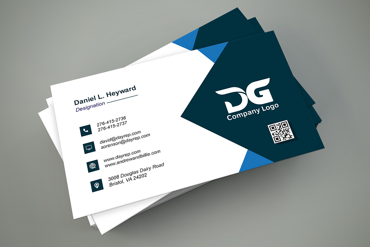 Business Card Template Corporate preview 6