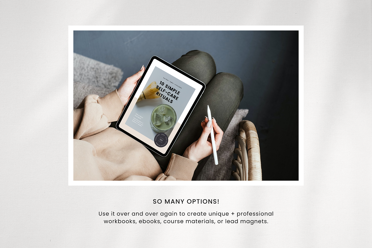 Olive | Canva Workbook Template, a Magazine Template by Erin Cassidy (Photo 9 of 10)