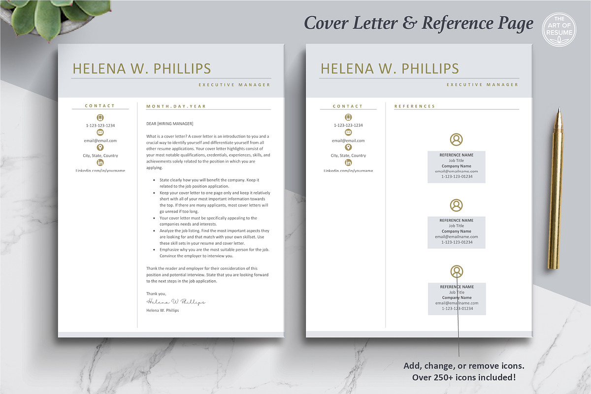 Resume CV Template Word & Mac Pages, a Resume Template by The Art of Resume (Photo 6 of 8)