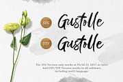 Gustolle SVG Font, a Script Font by Letterhend Studio (Thumbnail 7 of 11)