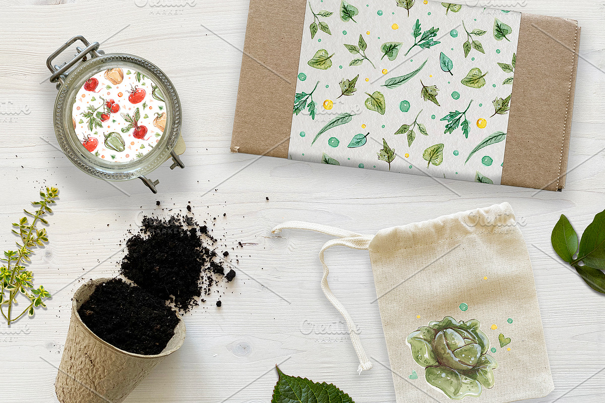 My lovely little Garden +4 patterns, an Illustration by Kristina Crocus (Photo 6 of 8)