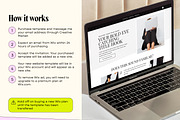 Minimal Aesthetic Landing Sales Page, a Wix Template by Template Twist Shop (Thumbnail 4 of 10)