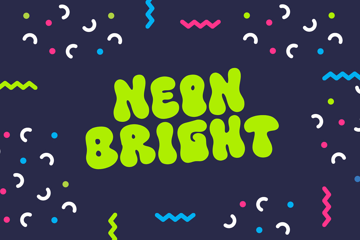 Meltipop Retro, a Sans Serif Font by Dm Studio (Photo 3 of 10)