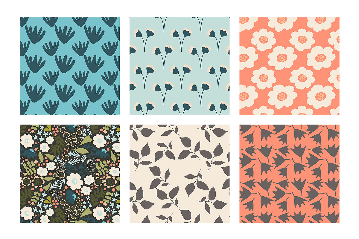 20 Modern Garden Patterns+Elements, a Pattern Graphic by Sweet Fig (Photo 5 of 12)