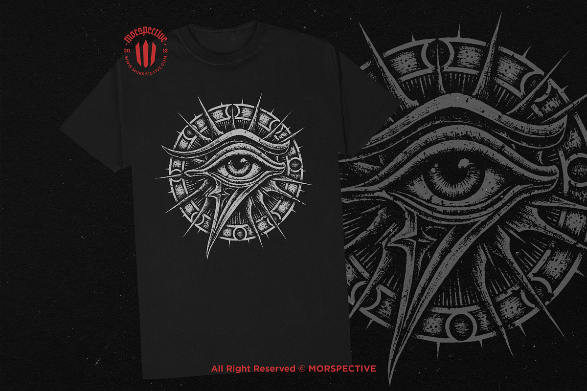 10 Bundle Dark Art Horus Eye Egypt, an Illustration by Morspective (Photo 2 of 7)