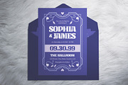 Purple Bold Wedding Invitation Suite, an Invitation Template by The Good Store (Thumbnail 2 of 4)